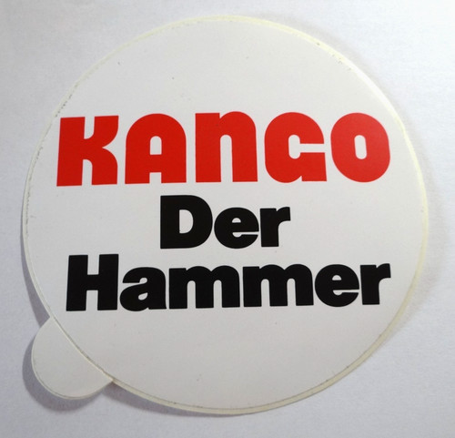 Werbe aufkleber kango - kango, der