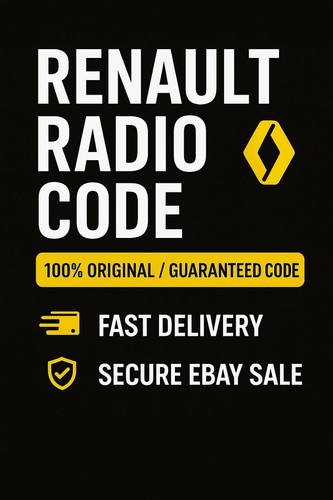 Renault radio code unlock - code,